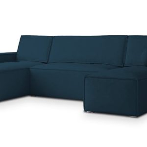 Narożnik PESANO M z funkcją spania Niebieski 639390