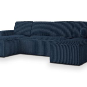 Narożnik PESANO T z funkcją spania Niebieski 639402