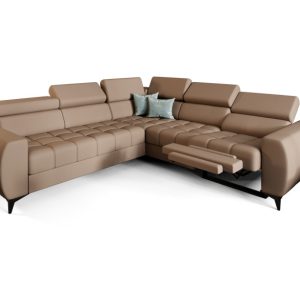 Narożnik Porto II Relax 255×258 cm funkcja spania pojemnik zagłówki skóra 1051170 Narożnik Porto II Relax 255×258 cm funkcja spania pojemnik zagłówki skóra 1051170