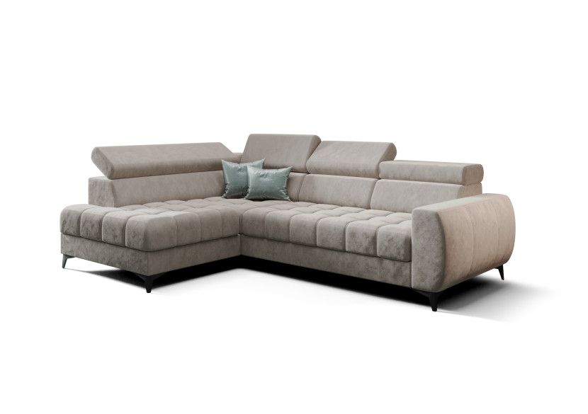 Narożnik Porto Mini 255x170 funkcja spania pojemnik nowoczesny styl 1056571
