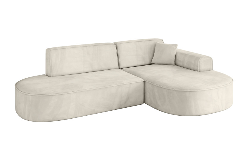 Narożnik prawostronne bez funkcji spania MARI-L1 243x171x79,5cm Zielony 825349