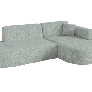 Narożnik prawostronne bez funkcji spania MARI-L1 243x171x79,5cm Zielony 1043039