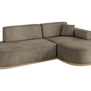 Narożnik prawostronne bez funkcji spania MARI-L1-v2 243x171x83cm Morelowy 825346