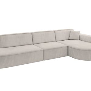 Narożnik prawostronne bez funkcji spania MARI-L2 328x171x79,5 cm Beżowy 823739