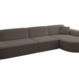 Narożnik prawostronne bez funkcji spania MARI-L2 328x171x79,5cm Brązowy 1049152