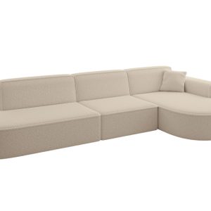 Narożnik prawostronne bez funkcji spania MARI-L2 328x171x79,5cm Ciemny beż 1049150