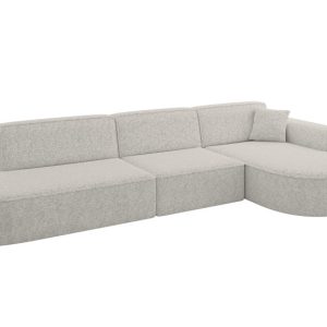 Narożnik prawostronne bez funkcji spania MARI-L2 328x171x79,5cm Jasnoszary 1049124