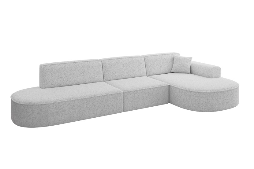 Narożnik prawostronne bez funkcji spania MARI-L2 328x171x79,5cm Szary 1049130