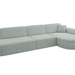 Narożnik prawostronne bez funkcji spania MARI-L2 328x171x79,5cm Zielony 1049097