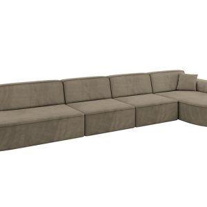 Narożnik prawostronne bez funkcji spania MARI-L3 413x171x79,5 Morelowy 823826 Narożnik prawostronne bez funkcji spania MARI-L3 413x171x79,5 Morelowy 823826
