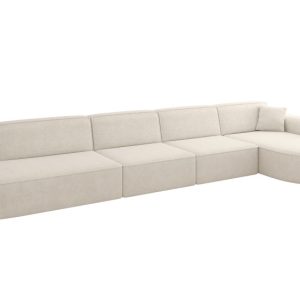 Narożnik prawostronne bez funkcji spania MARI-L3 413x171x79,5cm Kremowy 1049112 Narożnik prawostronne bez funkcji spania MARI-L3 413x171x79,5cm Kremowy 1049112