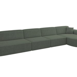 Narożnik prawostronne bez funkcji spania MARI-L3 413x171x79,5cm Zielony 1049094 Narożnik prawostronne bez funkcji spania MARI-L3 413x171x79,5cm Zielony 1049094