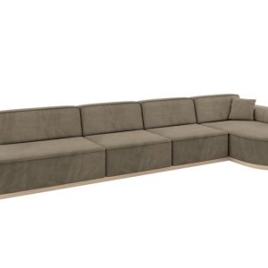 Narożnik prawostronne bez funkcji spania MARI-L3-v1 413x171x83 Morelowy 823793
