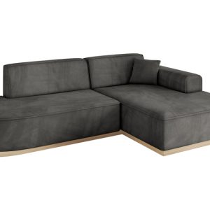 Narożnik prawostronny bez funkcji spania IREA-L1 232x165x80 Ciemnoszary 753219