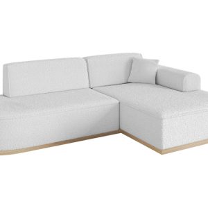 Narożnik prawostronny bez funkcji spania IREA-L1 232x165x80 cm Biały 753305