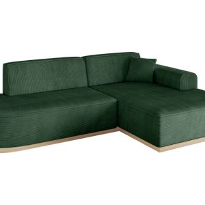 Narożnik prawostronny bez funkcji spania IREA-L1 232x165x80 Zielony 753428 Narożnik prawostronny bez funkcji spania IREA-L1 232x165x80 Zielony 753428