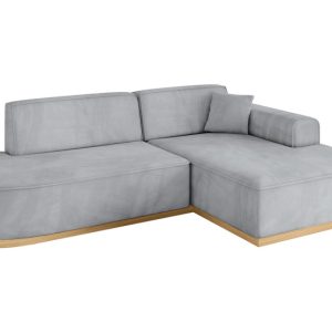 Narożnik prawostronny bez funkcji spania IREA-L1-v2 232x165x80 cm Szary 753294 Narożnik prawostronny bez funkcji spania IREA-L1-v2 232x165x80 cm Szary 753294