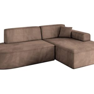 Narożnik prawostronny bez funkcji spania IREA-L1-v3 232x165x77 Brązowy 753329 Narożnik prawostronny bez funkcji spania IREA-L1-v3 232x165x77 Brązowy 753329