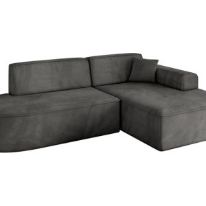 Narożnik prawostronny bez funkcji spania IREA-L1-v3 232x165x77 Ciemnoszary 753380 Narożnik prawostronny bez funkcji spania IREA-L1-v3 232x165x77 Ciemnoszary 753380