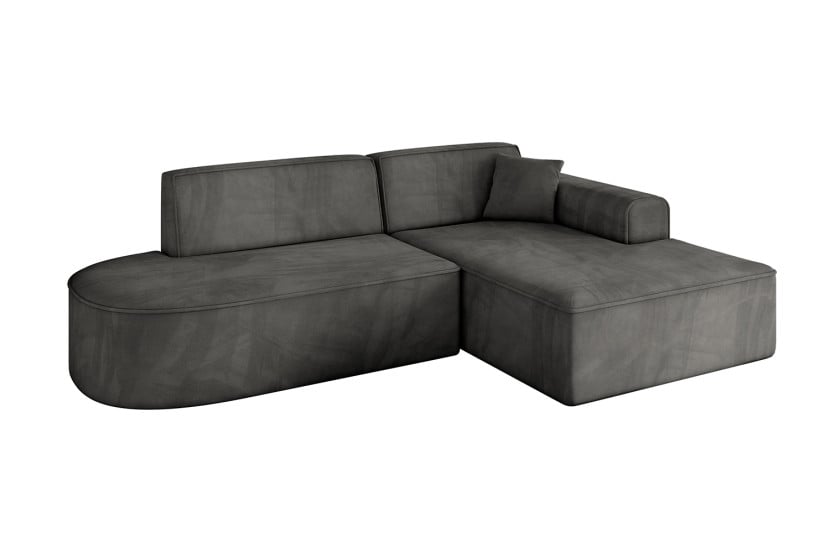 Narożnik prawostronny bez funkcji spania IREA-L1-v3 232x165x77 Ciemnoszary 753380