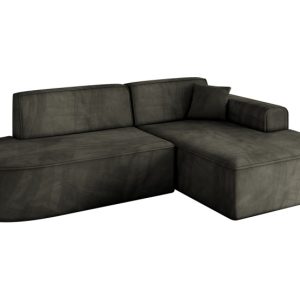 Narożnik prawostronny bez funkcji spania IREA-L1-v3 232x165x77 Czarny 753269 Narożnik prawostronny bez funkcji spania IREA-L1-v3 232x165x77 Czarny 753269
