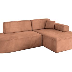 Narożnik prawostronny bez funkcji spania IREA-L1-v3 232x165x77 Morelowy 807578 Narożnik prawostronny bez funkcji spania IREA-L1-v3 232x165x77 Morelowy 807578