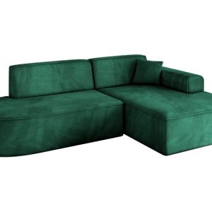Narożnik prawostronny bez funkcji spania IREA-L1-v3 232x165x77 Zielony 753489 Narożnik prawostronny bez funkcji spania IREA-L1-v3 232x165x77 Zielony 753489