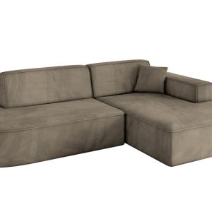 Narożnik prawostronny bez funkcji spania IREA-L1-v4 232x165x77 Brązowy 807740 Narożnik prawostronny bez funkcji spania IREA-L1-v4 232x165x77 Brązowy 807740