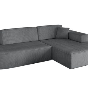 Narożnik prawostronny bez funkcji spania IREA-L1-v4 232x165x77 Ciemnoszary 775219 Narożnik prawostronny bez funkcji spania IREA-L1-v4 232x165x77 Ciemnoszary 775219