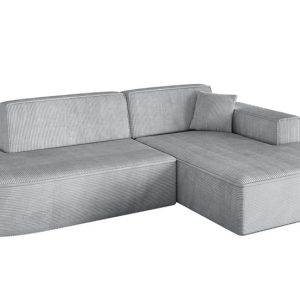 Narożnik prawostronny bez funkcji spania IREA-L1-v4 232x165x77 cm Szary 775399 Narożnik prawostronny bez funkcji spania IREA-L1-v4 232x165x77 cm Szary 775399