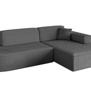 Narożnik prawostronny bez funkcji spania IREA-L1-v4 232x165x77 cm Szary 775285 Narożnik prawostronny bez funkcji spania IREA-L1-v4 232x165x77 cm Szary 775285