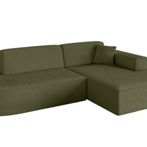Narożnik prawostronny bez funkcji spania IREA-L1-v4 232x165x77 Zielony 775382