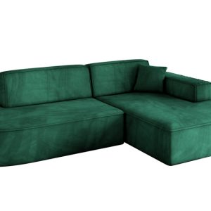 Narożnik prawostronny bez funkcji spania IREA-L1-v4 232x165x77 Zielony 775252 Narożnik prawostronny bez funkcji spania IREA-L1-v4 232x165x77 Zielony 775252