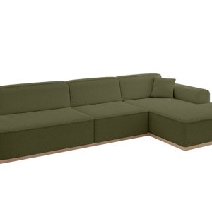 Narożnik prawostronny bez funkcji spania IREA-L2 327x165x80 Zielony 753438 Narożnik prawostronny bez funkcji spania IREA-L2 327x165x80 Zielony 753438