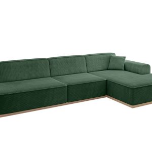 Narożnik prawostronny bez funkcji spania IREA-L2 327x165x80 Zielony 753494 Narożnik prawostronny bez funkcji spania IREA-L2 327x165x80 Zielony 753494