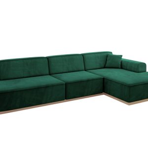 Narożnik prawostronny bez funkcji spania IREA-L2 327x165x80 Zielony 753318 Narożnik prawostronny bez funkcji spania IREA-L2 327x165x80 Zielony 753318