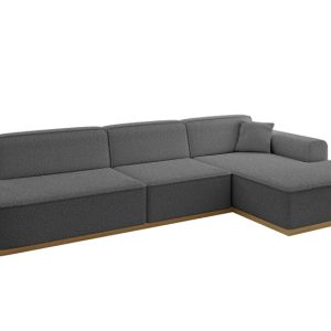 Narożnik prawostronny bez funkcji spania IREA-L2-v2 327x165x80 cm Szary 753430 Narożnik prawostronny bez funkcji spania IREA-L2-v2 327x165x80 cm Szary 753430