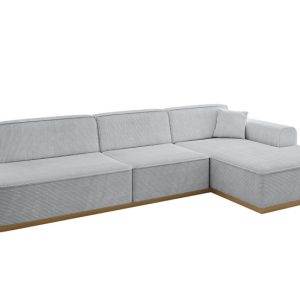 Narożnik prawostronny bez funkcji spania IREA-L2-v2 327x165x80 cm Szary 753427 Narożnik prawostronny bez funkcji spania IREA-L2-v2 327x165x80 cm Szary 753427