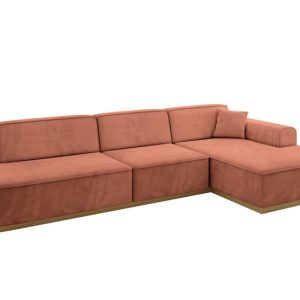 Narożnik prawostronny bez funkcji spania IREA-L2-v2 327x165x80 Morelowy 753242 Narożnik prawostronny bez funkcji spania IREA-L2-v2 327x165x80 Morelowy 753242
