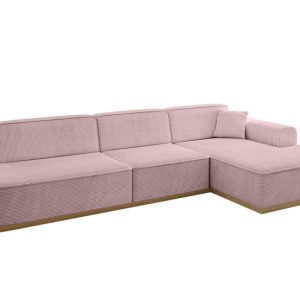 Narożnik prawostronny bez funkcji spania IREA-L2-v2 327x165x80 Różowy 753293 Narożnik prawostronny bez funkcji spania IREA-L2-v2 327x165x80 Różowy 753293