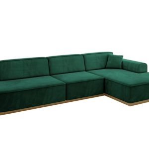 Narożnik prawostronny bez funkcji spania IREA-L2-v2 327x165x80 Zielony 753453 Narożnik prawostronny bez funkcji spania IREA-L2-v2 327x165x80 Zielony 753453