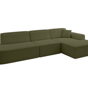 Narożnik prawostronny bez funkcji spania IREA-L2-v3 327x165x77 Zielony 753424 Narożnik prawostronny bez funkcji spania IREA-L2-v3 327x165x77 Zielony 753424