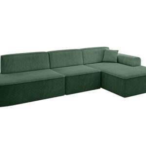 Narożnik prawostronny bez funkcji spania IREA-L2-v3 327x165x77 Zielony 753258 Narożnik prawostronny bez funkcji spania IREA-L2-v3 327x165x77 Zielony 753258