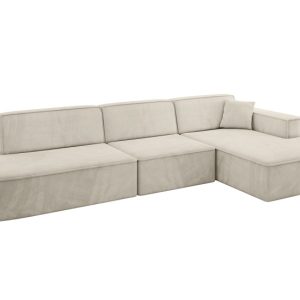 Narożnik prawostronny bez funkcji spania IREA-L2-v4 327x165x77 Beżowy 807535 Narożnik prawostronny bez funkcji spania IREA-L2-v4 327x165x77 Beżowy 807535