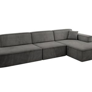 Narożnik prawostronny bez funkcji spania IREA-L2-v4 327x165x77 Ciemnoszary 775266 Narożnik prawostronny bez funkcji spania IREA-L2-v4 327x165x77 Ciemnoszary 775266
