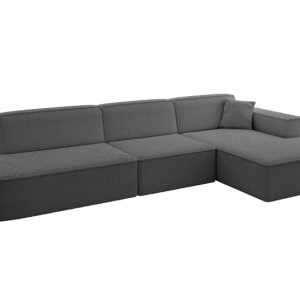 Narożnik prawostronny bez funkcji spania IREA-L2-v4 327x165x77 cm Szary 775223 Narożnik prawostronny bez funkcji spania IREA-L2-v4 327x165x77 cm Szary 775223
