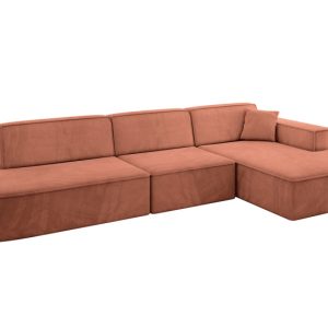 Narożnik prawostronny bez funkcji spania IREA-L2-v4 327x165x77 Morelowy 775370 Narożnik prawostronny bez funkcji spania IREA-L2-v4 327x165x77 Morelowy 775370