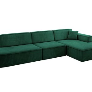 Narożnik prawostronny bez funkcji spania IREA-L2-v4 327x165x77 Zielony 775240 Narożnik prawostronny bez funkcji spania IREA-L2-v4 327x165x77 Zielony 775240
