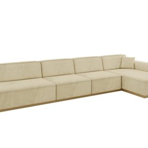 Narożnik prawostronny bez funkcji spania IREA-L3-v2 412x165x80 Beżowy 755497