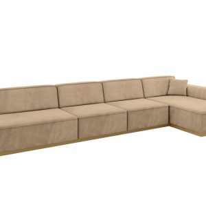 Narożnik prawostronny bez funkcji spania IREA-L3-v2 412x165x80 Beżowy 807712